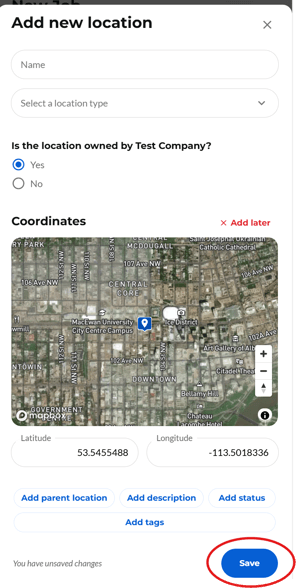 New Location SP
