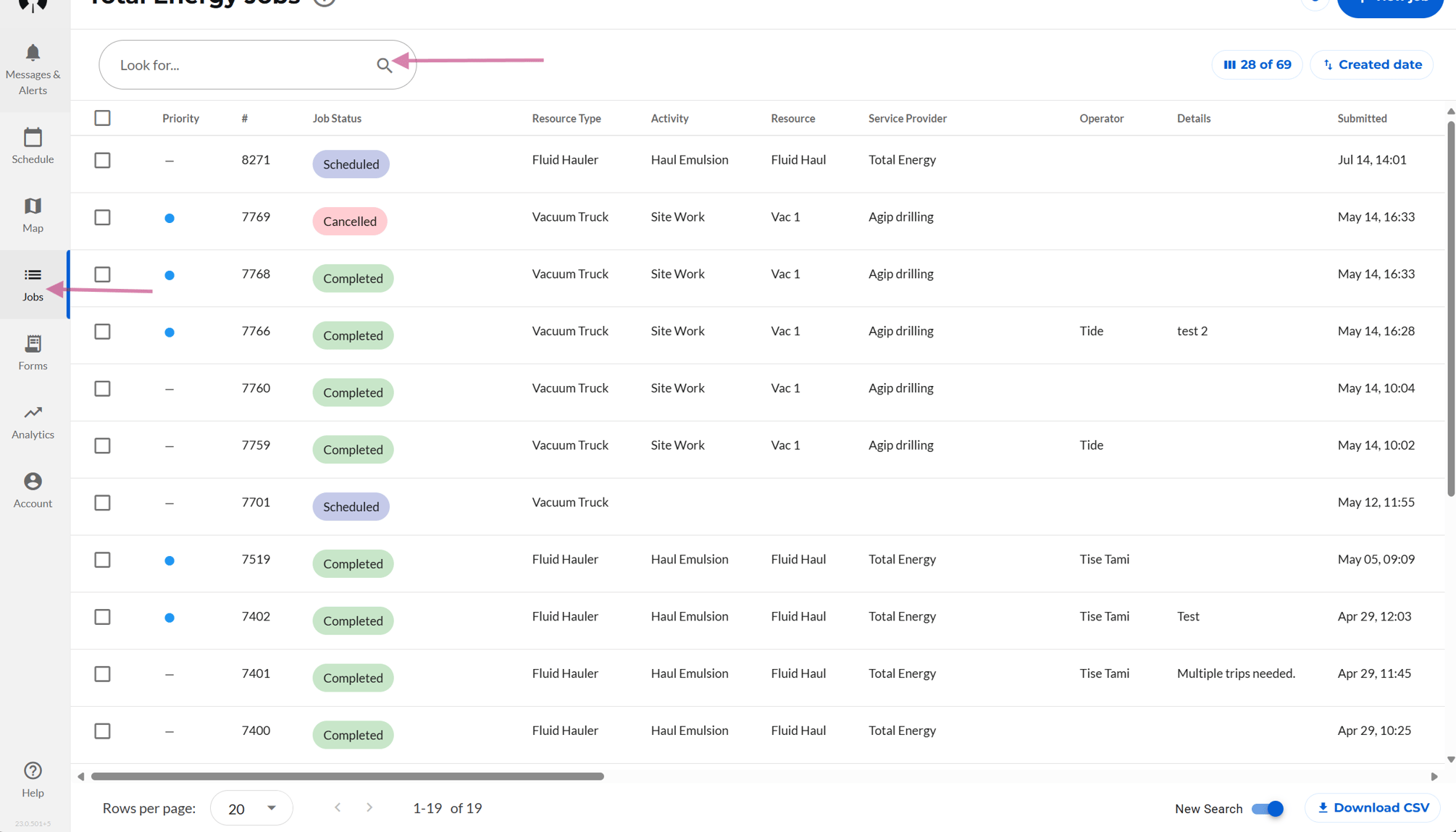 How to Navigate the New Jobs Tab