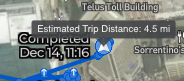 Trip Map Miles